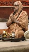 Shri Shiva Pujana by HH Swamiji; Picture Courtesy Shri Jaikishan Kandlur