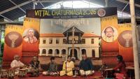 Bhajana Seva by Smt. Chaitra Balwally-Nirodi, Ameya Nirodi, Vihan Heble; Picture Courtesy Shri Jaikishan Kandlur
