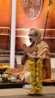 Shri Shiva Pujana by HH Swamiji; Picture Courtesy Shri Jaikishan Kandlur