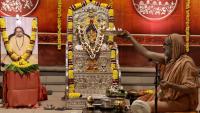 Shri Shiva Pujana by HH Swamiji; Picture Courtesy Shri Jaikishan Kandlur