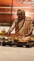Shri Devi Pujana by HH Swamiji; Picture Courtesy Shri Jaikishan Kandlur