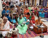Bhajana Seva by Mangalore Local Sabha members; Picture Courtesy Shri Jaikishan Kandlur