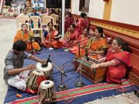 Bhajana Seva by Vaishya Mahila Vranda Dongarkeri - Sri Venkataramana Temple, Mangaluru; Picture Courtesy Shri Jaikishan Kandlur