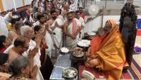 Teertha Vitarana; Picture Courtesy Shri Jaikishan Kandlur