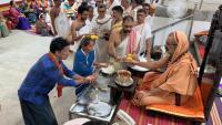 Teertha Vitarana; Picture Courtesy Shri Jaikishan Kandlur