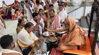 Teertha Vitarana; Picture Courtesy Shri Jaikishan Kandlur