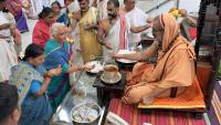Teertha Vitarana; Picture Courtesy Shri Jaikishan Kandlur