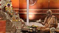 Shri Shiva Pujana by HH Swamiji; Picture Courtesy Shri Jaikishan Kandlur