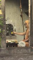 Shodashopchara Puja at Shri Mahalakshmi Sannidhih & Shri Devi Pujana by H.H. Swamiji; Picture Courtesy Shri Jaikishan Kandlur