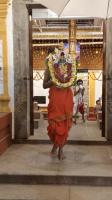 Shri Bhavanishankar and HH Swamiji prasthan to Kutir; Picture Courtesy Shri Jaikishan Kandlur