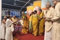 Sangeetika on HH Pandurangashram Swamiji by Parijnananand Bhajana Mandali, Goregaon; Picture Courtesy Shri Jaikishan Kandlur