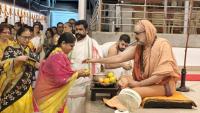 Teertha Vitarana; Picture Courtesy Shri Jaikishan Kandlur
