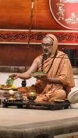 Shri Shiva Pujana by HH Swamiji; Picture Courtesy Shri Jaikishan Kandlur