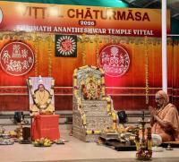 Shri Devi Pujana by HH Swamiji; Picture Courtesy Shri Jaikishan Kandlur