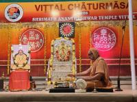 Shri Devi Pujana by HH Swamiji; Picture Courtesy Shri Jaikishan Kandlur