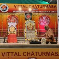 Shri Devi Pujana by HH Swamiji; Picture Courtesy Shri Jaikishan Kandlur
