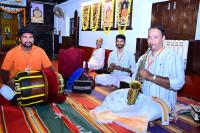 Vadya Seva by Shri Uday Kasargod; Picture Courtesy Shri Sadashiv Bana