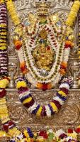 Shri Guru Paduka Pujana and Teertha Vitarana; Picture Courtesy Shri Jaikishan Kandlur