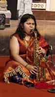 Saxophone performance by Kum. Daksha Vijaykumar; Picture Courtesy Shri Jaikishan Kandlur