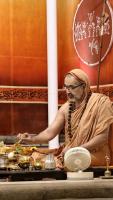Shri Shiva Pujana by HH Swamiji; Picture Courtesy Shri Jaikishan Kandlur