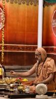 Shri Devi Pujana by HH Swamiji; Picture Courtesy Shri Jaikishan Kandlur