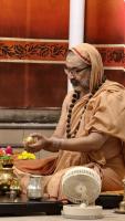 Shri Devi Pujana by HH Swamiji; Picture Courtesy Shri Jaikishan Kandlur