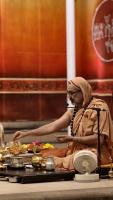 Shri Devi Pujana by HH Swamiji; Picture Courtesy Shri Jaikishan Kandlur