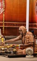 Shri Devi Pujana by HH Swamiji; Picture Courtesy Shri Jaikishan Kandlur