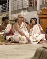 Shri Shiva Pujana by HH Swamiji; Picture Courtesy Shri Jaikishan Kandlur