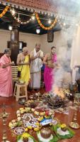 Sankashti Ganahoma, Sankashti Pooja at Mahaganapati Sannidhih; Picture courtesy Shri Jaikishan Kandlur