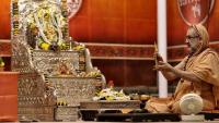 Shri Shiva Pujana by HH Swamiji; Picture Courtesy Shri Jaikishan Kandlur