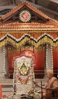 Shri Devi Pujana by HH Swamiji; Picture courtesy Shri Ganesh Damble