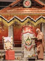 Shri Devi Pujana by HH Swamiji; Picture courtesy Shri Ganesh Damble