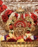 Shri Devi Pujana by HH Swamiji; Picture courtesy Shri Ganesh Damble