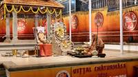 Shri Shiva Pujana by HH Swamiji; Picture courtesy Shri Jaikishan Kandlur