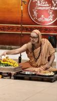 Shri Shiva Pujana by HH Swamiji; Picture courtesy Shri Jaikishan Kandlur