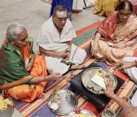 Shri Guru Paduka Pujana; Picture Courtesy Shri Ganesh Rao