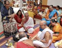 Shri Guru Paduka Pujana; Picture Courtesy Shri Ganesh Rao