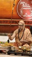 Shri Devi Pujana by HH Swamiji; Picture Courtesy Shri Jaikishan Kandlur
