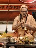Shri Devi Pujana by HH Swamiji; Picture Courtesy Shri Jaikishan Kandlur