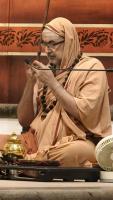 Shri Devi Pujana by HH Swamiji; Picture Courtesy Shri Jaikishan Kandlur