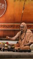 Shri Devi Pujana by HH Swamiji; Picture Courtesy Shri Jaikishan Kandlur