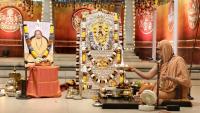 Shri Devi Pujana by HH Swamiji; Picture Courtesy Shri Jaikishan Kandlur