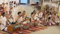 Shri Devi Pujana by HH Swamiji; Picture Courtesy Shri Jaikishan Kandlur