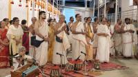 Shri Devi Pujana by HH Swamiji; Picture Courtesy Shri Jaikishan Kandlur