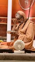 Shri Devi Pujana by HH Swamiji; Picture Courtesy Shri Jaikishan Kandlur