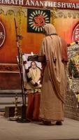 Shri Devi Pujana by HH Swamiji; Picture Courtesy Shri Jaikishan Kandlur