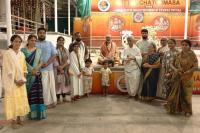 Shri Devi Pujana by HH Swamiji; Picture Courtesy Shri Jaikishan Kandlur