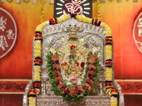 Shri Devi Pujana by HH Swamiji; Picture Courtesy Shri Abhishek Pai