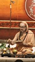 Shri Shiva Pujana by HH Swamiji; Picture Courtesy Shri Jaikishan Kandlur